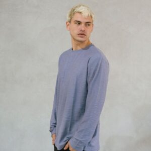 Remera manga larga de hilo